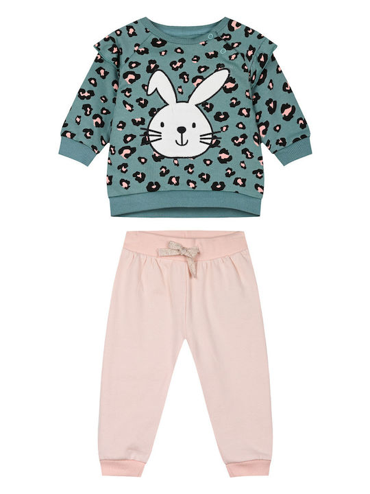 Energiers Kinder Sweatpants Set - Jogginganzug Rosa