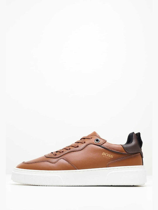 Boss Shoes Casual Men's Sneakers Tabac Brown