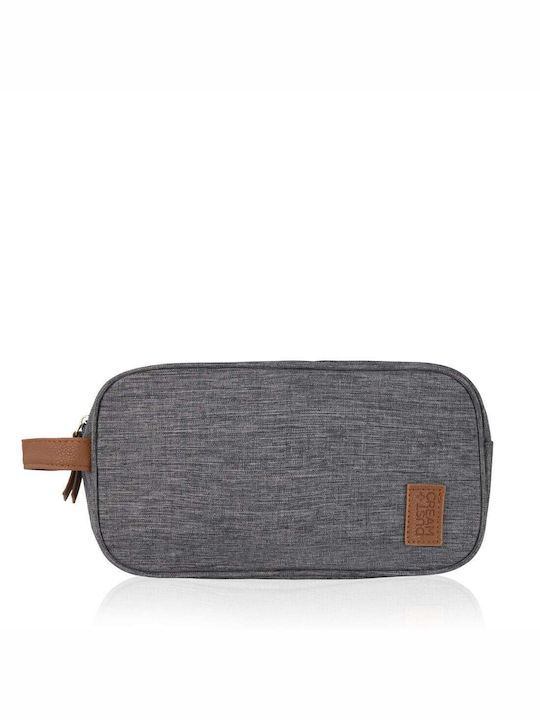 Dust+Cream Herren Necessaire in Gray Farbe