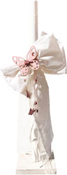 LiebeQueen Christening Candle with Butterfly Theme