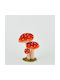 Decorative Mushroom made of Fabric 18cm 1pcs