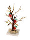 Kallisti Glass Decorativ Rodii de rodie din Metal 24cm 1buc