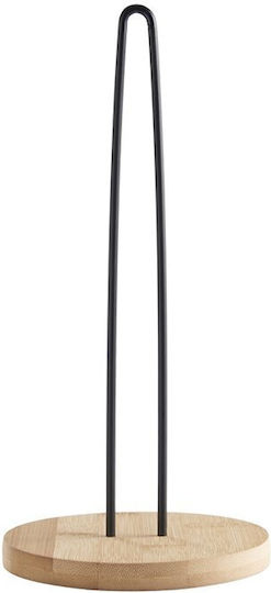 Schou Metallic Paper Towel Holder Black 30x14cm 77911