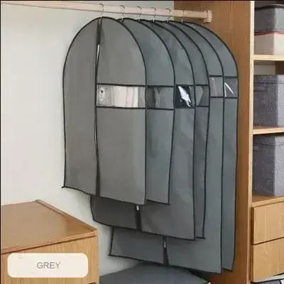Tpster Stoff Aufbewahrungshülle für Kleidung in Gray Farbe 60x100cm 1Stück