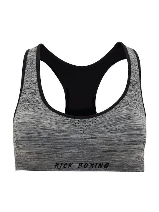 FightFlix Women's Sports Bra without Padding Black