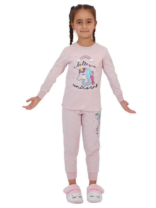 Disney Pijama pentru copii De iarnă De bumbac Roz