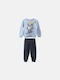 Dreams Set Top & Bottom Kids Pyjamas Light Blue