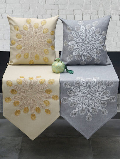 Ilis Home Διακοσμητική Μαξιλαροθήκη No.44502 Μπεζ 42x42εκ.