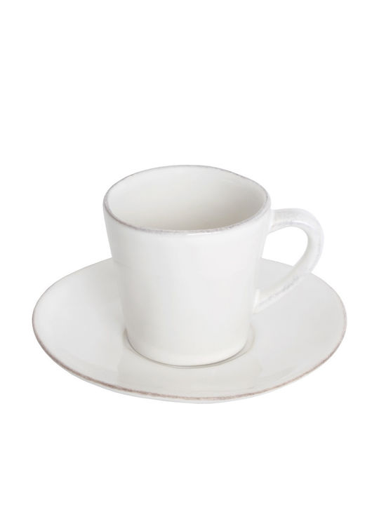 Costa Nova Ceramic Brown Cup Set 70ml White COSTA-LSCS02-02203B