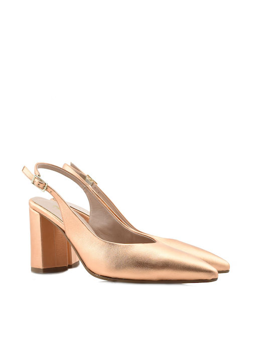 Paola Ferri Gold Heels