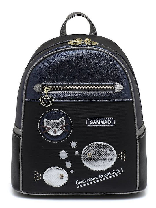 Sammao Women's Bag Backpack Black