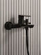 Inter Ceramic Mischung Bade- / Duscharmatur Badewanne Schwarz