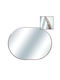 Marhome Wall Mirror Oval with Pink Metallic Frame 60x80cm 1pcs