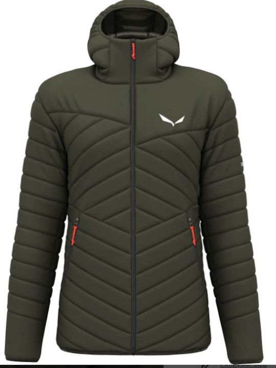 Salewa Brenta Χειμωνιάτικο Μπουφάν Puffer Χακί