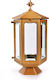 Metallic Memorial Candlestick 17.5x17x33cm