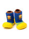 Attipas Kids' Long Slipper Socks Yellow