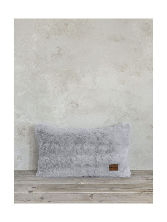 Nima Sofa Cushion from Velvet Light Gray 30x50cm. 32358