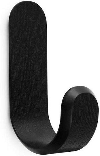 Normann Copenhagen Κρεμάστρα Τοίχου Ξύλινη Μαύρη 5.3x17.7x10cm