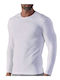 Men's Long Sleeve Undershirt White