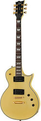 ESP Ltd Ec-1000t Ctm Vgs Electric Guitar Single Cut with Case Gold ESP Ltd Ec-1000t Ctm Vgs Electric Guitar Single Cut with Case Gold