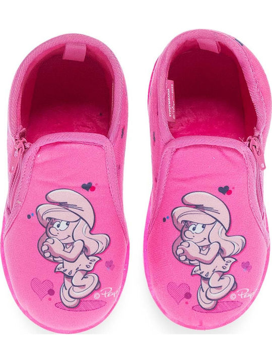 Kinderhausschuhe Stiefel Fuchsie