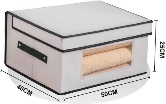 Tpster Stoff Aufbewahrungsbox mit Deckel