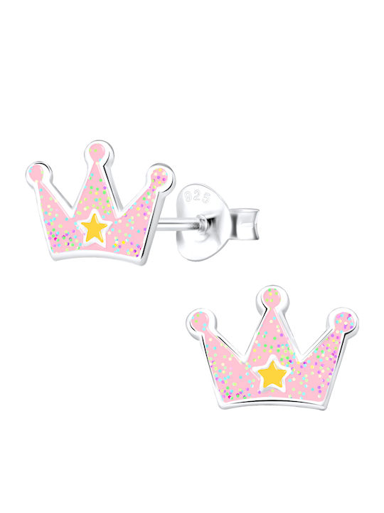 Bellita Kids Earrings Studs Crowns from Silver