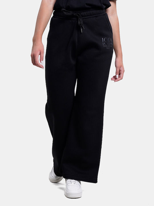 Target Pantaloni de trening pentru femei Negru Fleece