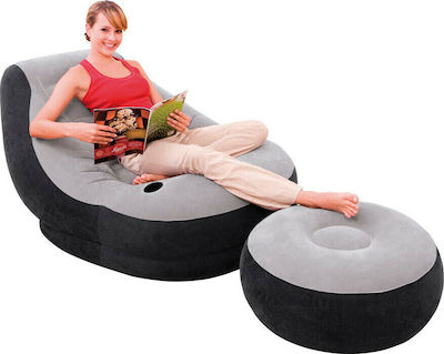 Inflatable Lounge Chair Gray 175cm