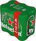 Heineken Lager Beer Can 6x330ml