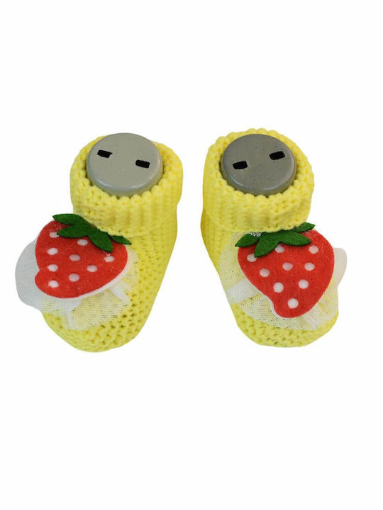 Bebepaidika Baby Slippers Yellow