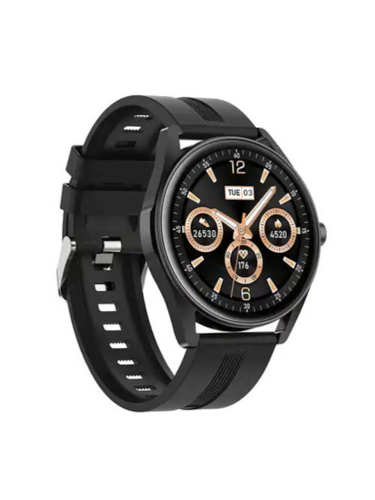 Awei H19 Smartwatch mit Pulsmesser (Schwarz)