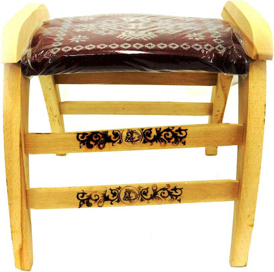 Hocker Für das Wohnzimmer Hölzernes Rot
