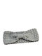 Headband Knitted in Gray color