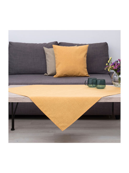 Dimeco 5403 Checkered Tablecloth Yellow 85x85cm