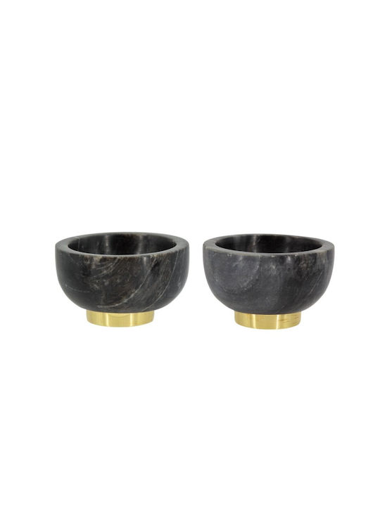 Artekko Decorative Bowl Black 10.2x10.2x6.4cm