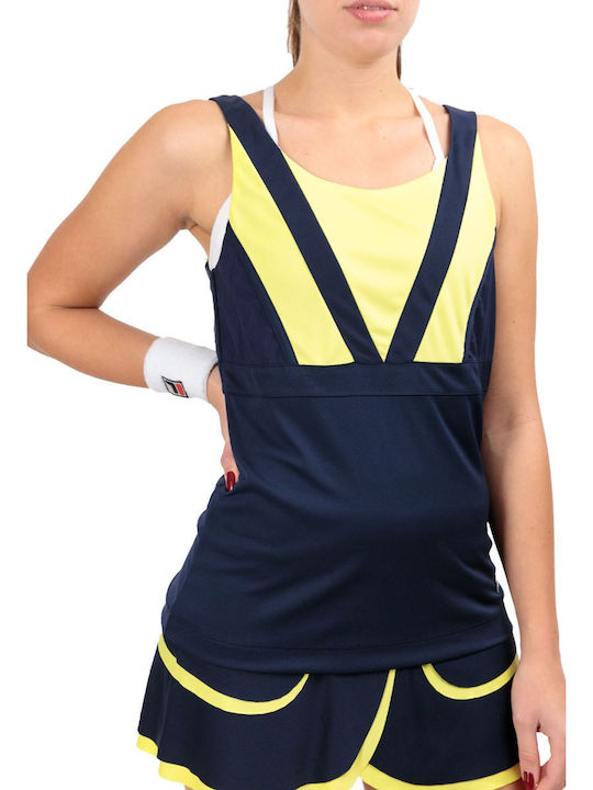 Fila Women's Athletic Blouse Sleeveless Navy Blue