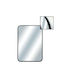 Marhome Wall Mirror with Black Metallic Frame 60x40cm 1pcs