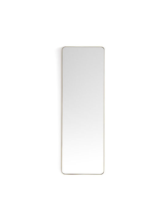 La Redoute Interieurs Oglindă de Perete De Corp Întreg cu Galben Ramă din Metalic 158.5x58.5cm 1buc