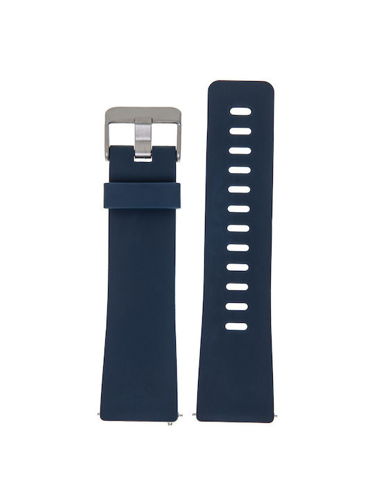 Rubber Strap Blue 22mm