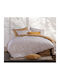 Nef-Nef Homeware Duvet Cover Set Cotton Single with Pillowcase 170x240 Inspire Gold