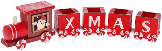 Iliadis Christmas Wooden Figure Train Length 6cm Xmas