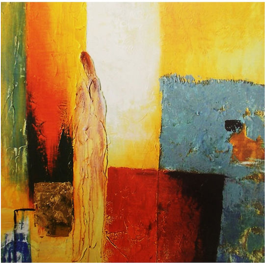 Karvounis Painting on Canvas 38x38cm