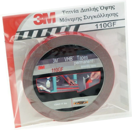 3M VHB 110GF Self-Adhesive Double-Sided Tape 3mm 1pcs