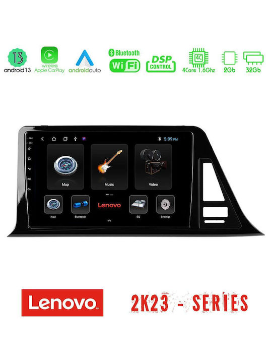 Lenovo Car-Audiosystem für Toyota C-HR (Bluetooth/USB/WiFi/GPS) mit Touchscreen 9"