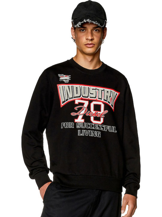 Sweatshirt with Hood Black