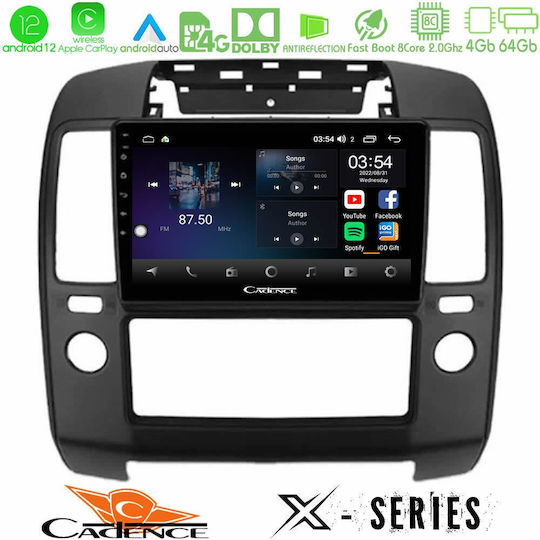 Cadence Автомобилна Аудио Система (Блутут/USB/WiFi/GPS/Apple-Carplay/Android-Auto) с Тъчскрийн 9"