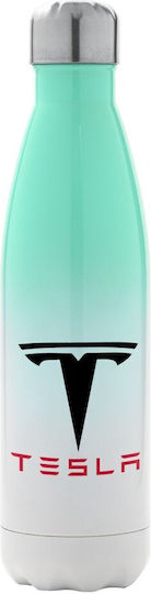 Koupakoupa Tesla Motors Recyclable Bottle Thermos Stainless Steel BPA Free 500ml Green