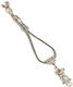 Roloi Komboloi Worry Beads with Tassel Silver 8.5cm