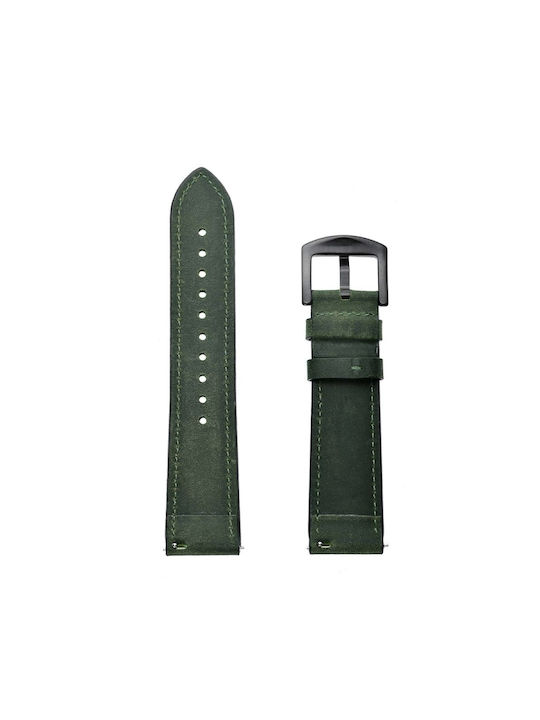 Holes Strap Leather Green (Mibro Color / Mibro Watch T1)